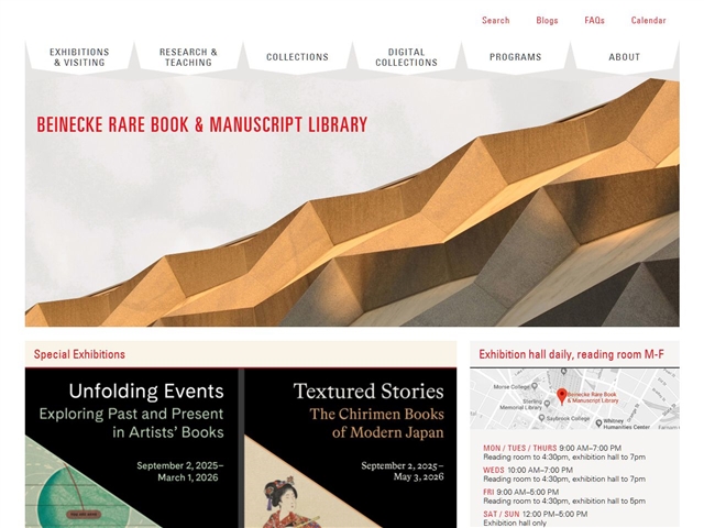 Bibliothèque de livres rares et de manuscrits Beinecke