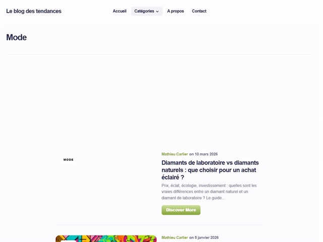 Le Blog des Tendances : Mode