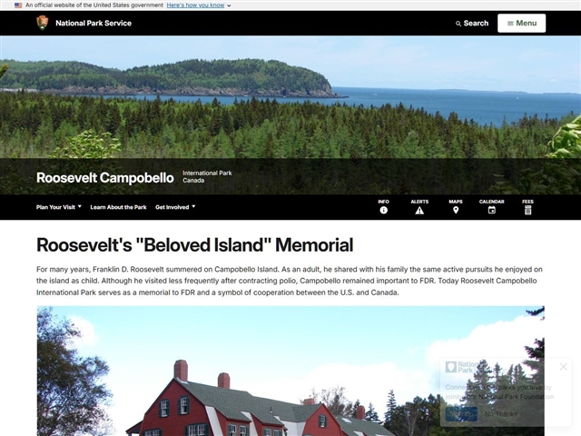 Parc International Roosevelt Campobello