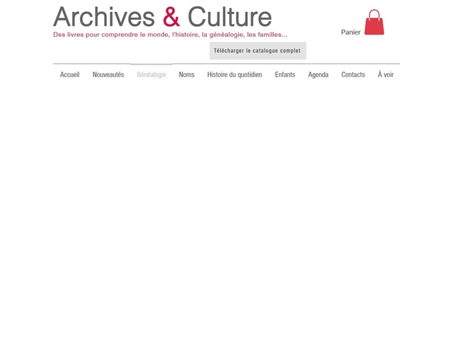 Archives et Culture : Guides de généalogie