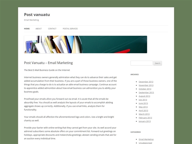 Île de Vanuatu : Vanuatu Post