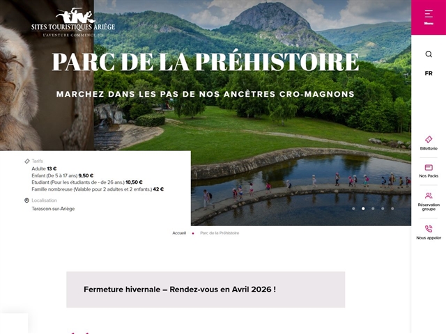 Parc de la Préhistoire de Tarascon-sur-Ariège