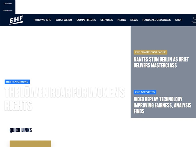 Fédération Européenne de Handball (EHF)