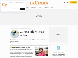 La Croix : Cancer