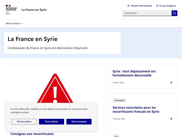 Syrie - Ambassade de France en Syrie