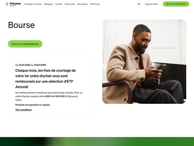 Fortuneo Banque : Bourse