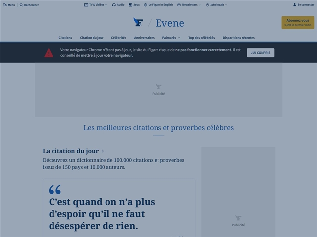 FigaroScope : Citations