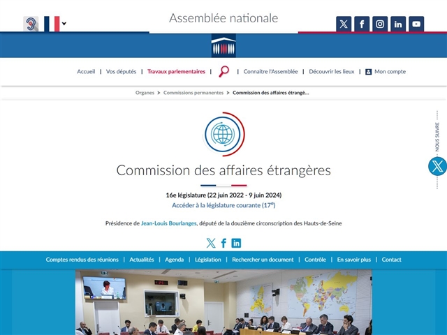 Commission des affaires étrangères