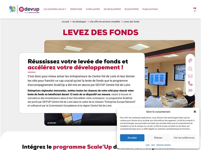 Scale'Up Centre - Val de Loire