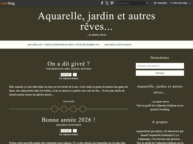Aquarelle, Jardin... et Autres Rêves