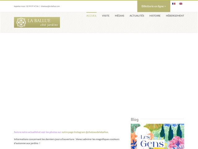 Jardins du château de la Ballue