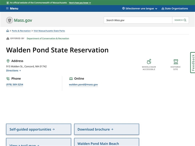 Walden Pond State Reservation