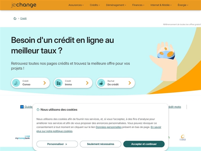 JeChange : Crédit