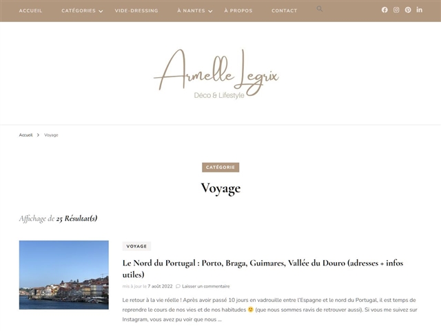 Armelle : Voyage 