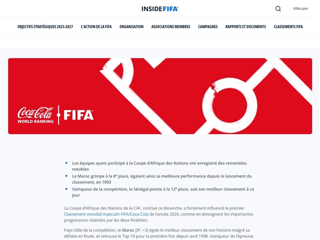 FIFA : World Ranking