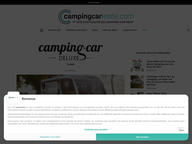 CampingCarLeSite.com : Luxe