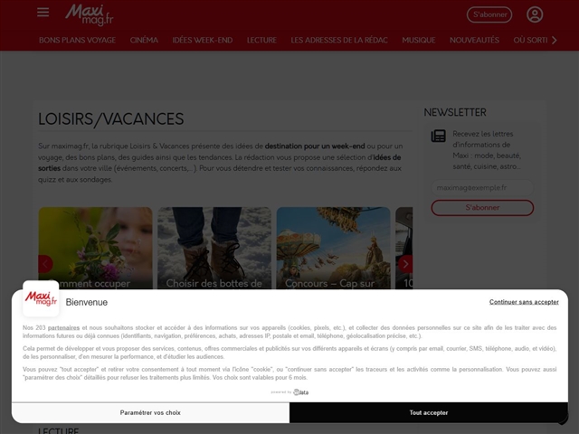 MaxiMag : Loisirs / Vacances 