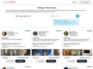 AlloVoisins  : Bricolage - Petits travaux