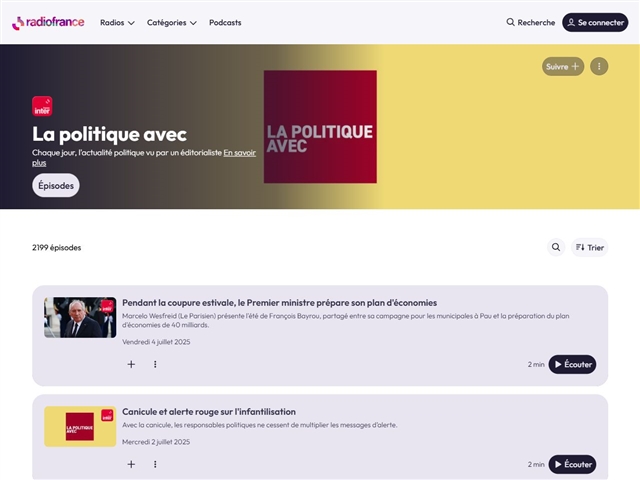 France Inter : Histoires politiques