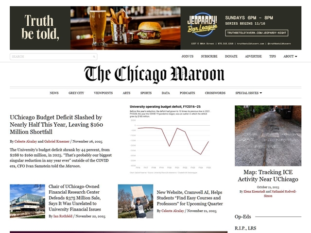 The Chicago Maroon 
