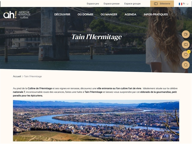 Tain-l'Hermitage (26600) - office de tourisme