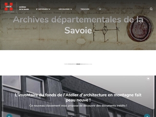 Savoie (73) - Archives départementales
