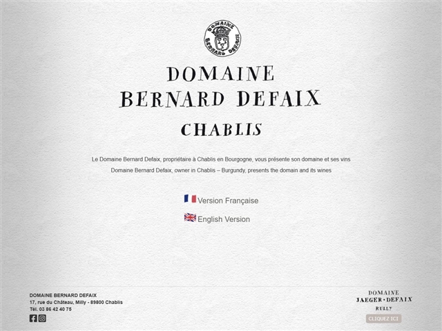 Domaine Bernard Defaix