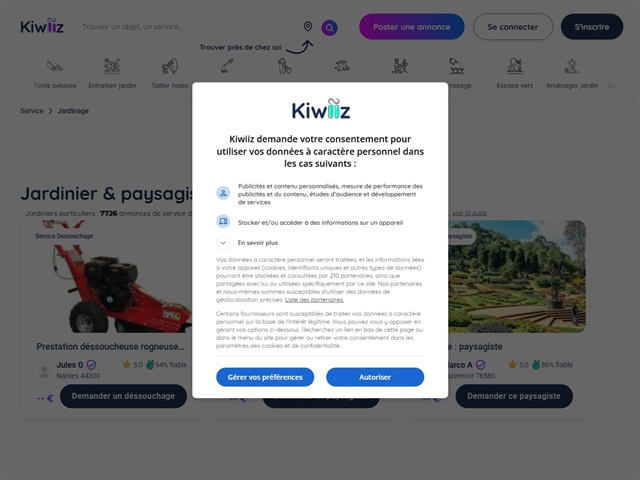 Kiwiiz : Jardinage
