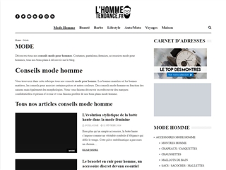 L'Homme Tendance : Mode