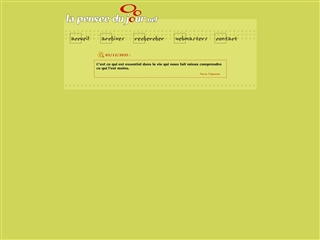 La Pensée du Jour