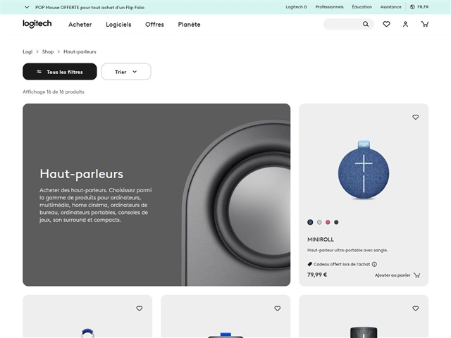Logitech : Haut-parleurs