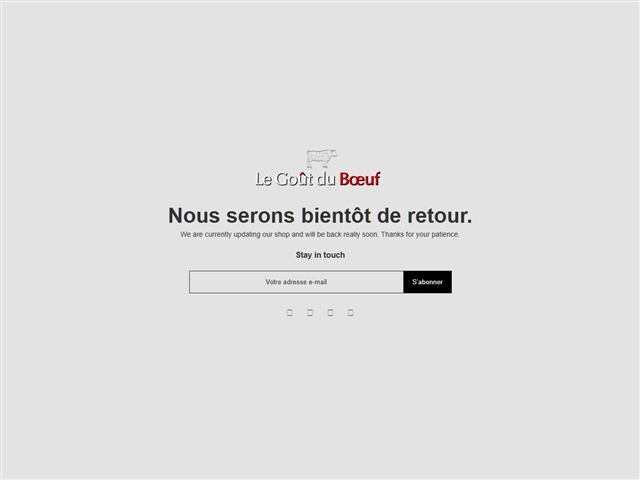 Le Goût du Boeuf