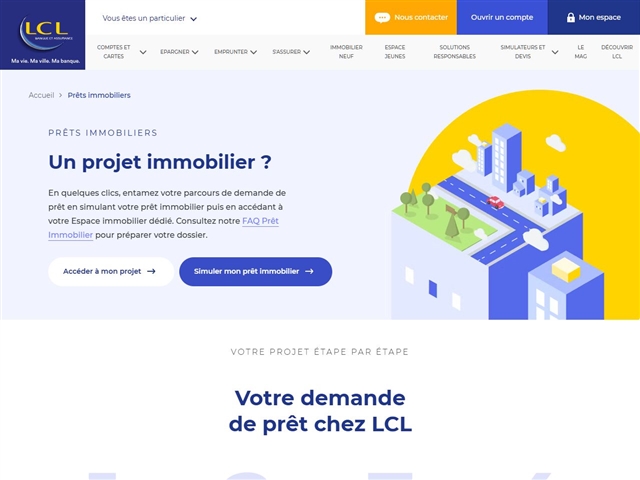 LCL : Prêt immobilier