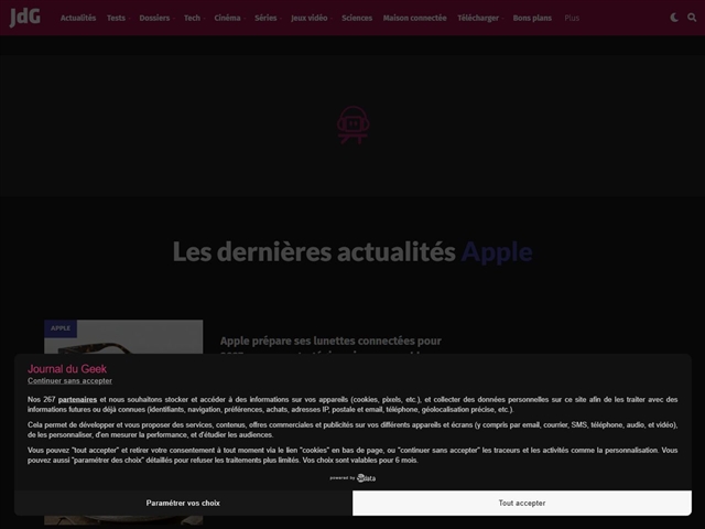 Journal du Geek : Apple