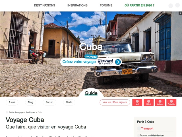 Routard.com : Cuba