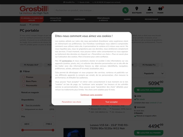 GrosBill.com : PC Portable