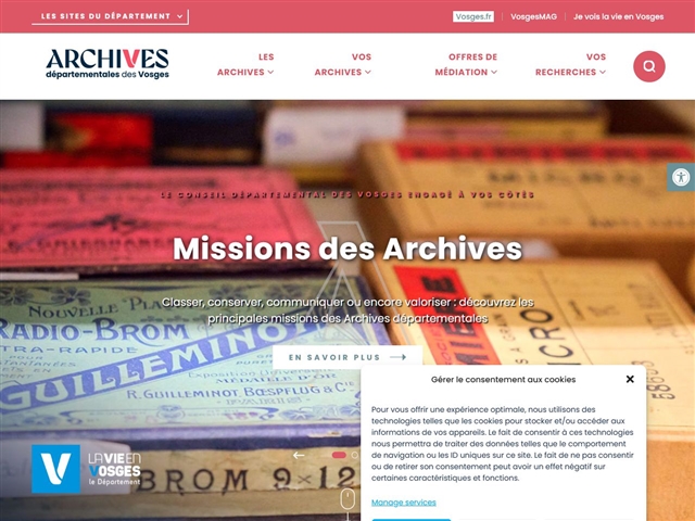 Vosges (88) - Archives départementales