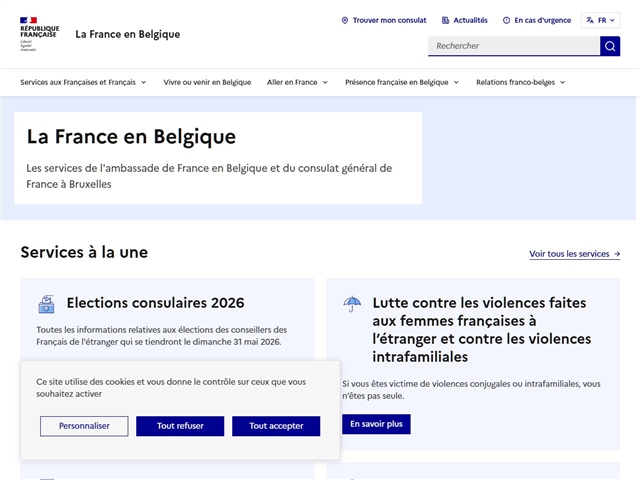 Belgique- Ambassade de France en Belgique