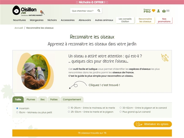 Oisillon.net : Reconnaitre les oiseaux