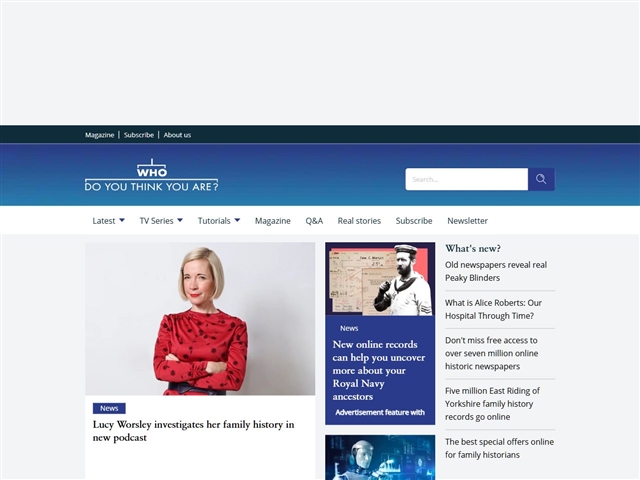 Who Do You Think You Are? Magazine