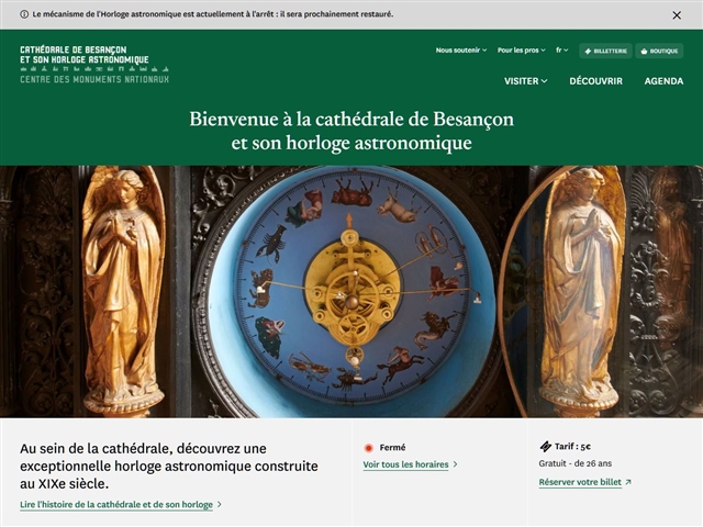Horloge astronomique de la Cathédrale de Besançon