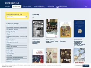 CNRS : CNRS éditions : Histoire