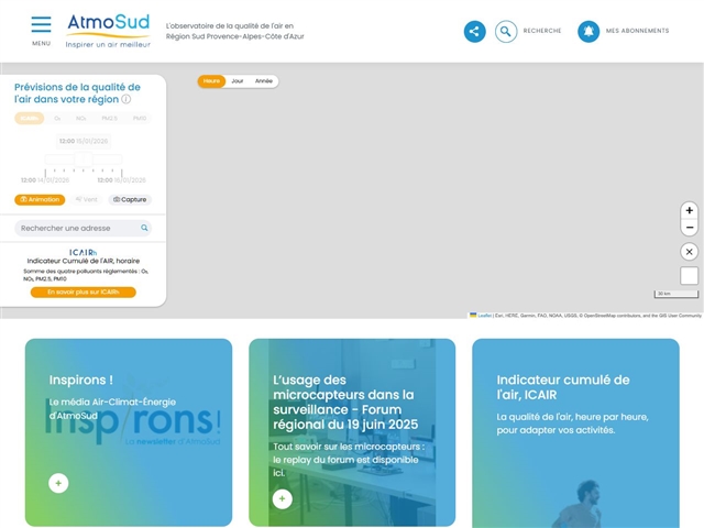 Provence-Alpes-Côte d'Azur : AtmoSud