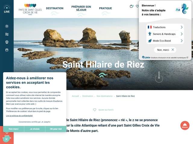 Saint Hilaire de Riez (85270) - office de tourisme