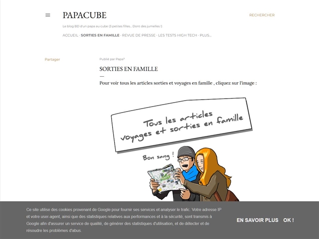 Papacube : Sorties en Famille