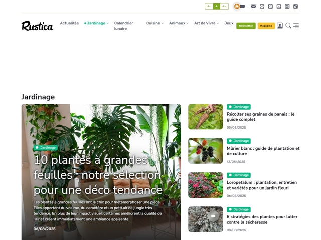 Rustica : Articles, Reportages, Recettes 