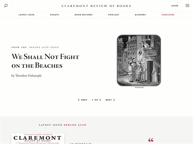 The Claremont Review of Books