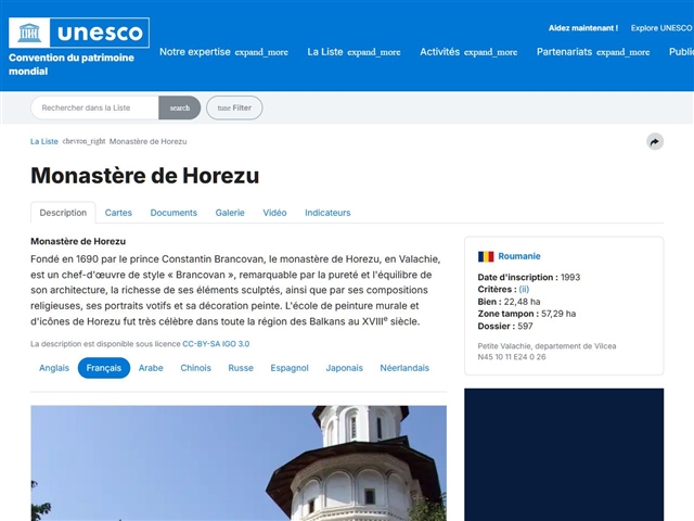 Monastère de Horezu