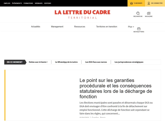 La Lettre du Cadre