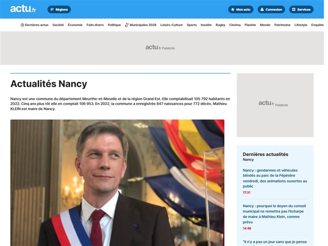 Actu.fr : Nancy 
